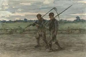 Israels: Mowers, by Jozef Israels