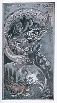 Shere: Mowgli and Wolves - Jungle Book - Kipling