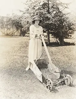 Mowing: Mowing the lawn
