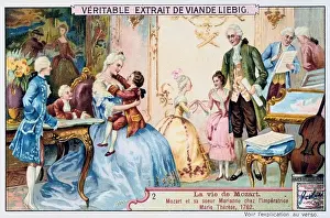 Theresa: Mozart at the age of seven in front of Empress