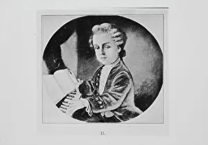 Theophilus: Mozart as a boy, engraving