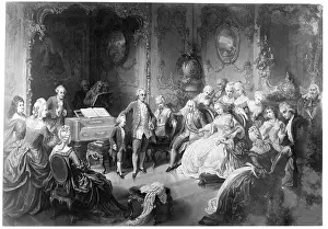 Schoenbrunn: Mozart visiting Maria Theresia
