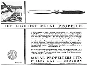 Lightest: MP Metal Propellers - The Lightest Metal Propeller