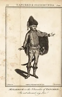Tancred: Mr. David Garrick in the character of Tancred in Tancred