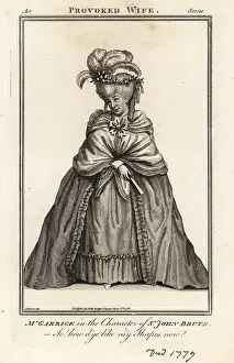 Esteemed: Mr David Garrick in drag in the character of Sir John