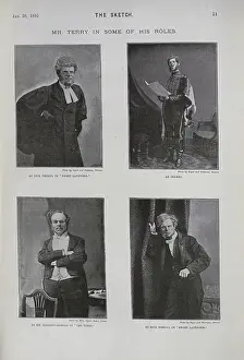 Pinero: Mr Edward Terry, actor, in three of his theatrical roles