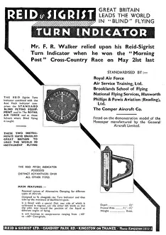 Relied: Mr F.R.Walker Relied On A Reid & Sigrist Turn Indicator