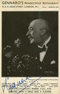 Restauranteur: Mr Gennaro of Gennaro's Rendezvous Restaurant