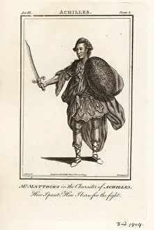 Mattocks: Mr George Mattocks in the character of Achilles in