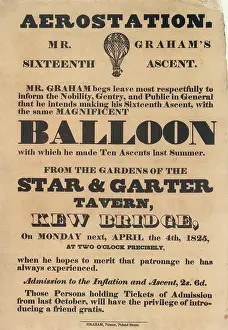 Garter: Mr Graham's balloon ascent, Kew Bridge