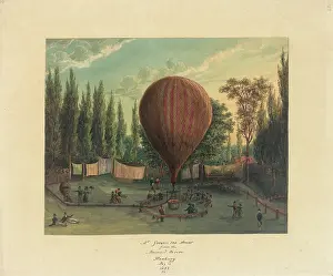 Ascending: Mr Green's 100th balloon ascent