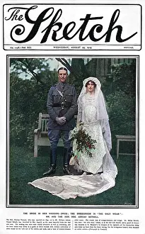 Bethell: Mr and the Hon. Mrs Bethell, WW1 wedding