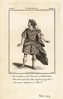Amans: Mr. Matthew Clarke in the character of Procles in