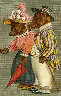 Anthropomorhic: Mr and Mrs Bear by g h Thompson