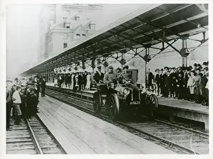 Glidden: Mr and Mrs Charles J Glidden in 24hp Napier