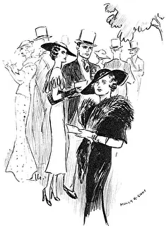 Harmsworth: Mr and Mrs Charles Sweeny at Ascot