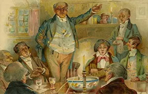 Propose: Mr Pickwick addresses the Club
