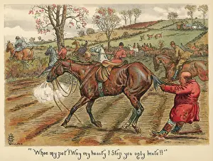 Grabs: Mr Popple on the chase, fox hunting