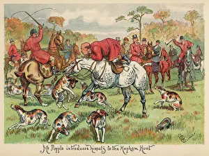 Annoyed: Mr. Popple fox hunting