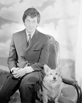 Rees: Mr Rees Williams & pet dog Lanto