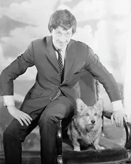 Rees: Mr Rees Williams & pet dog Lanto