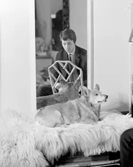 Rees: Mr Rees Williams & pet dog Lanto