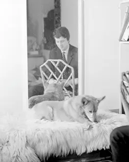 Rees: Mr Rees Williams & pet dog Lanto
