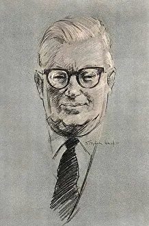 Sixities: Mr. Roy Thomson, sketched by Stephen Ward, 1961