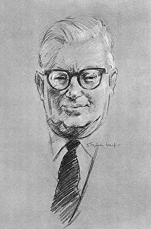 Sixities: Mr. Roy Thomson, sketched by Stephen Ward, 1961