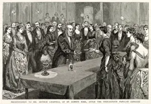 Thousandth: Mr. S. Arthur Chappell receiving a presentation, St. James's