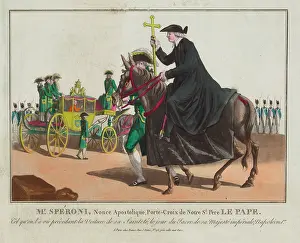 Croix: Mr. Speroni, nonce apostolique, porte-croix de Notre St. Per