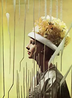 Ostentatious: Mrs Anthony Royle in a hat by Peter Shepherd
