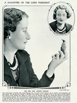 Yevonde Portrait Archive (iln): Mrs Arthur Howard by Madame Yevonde