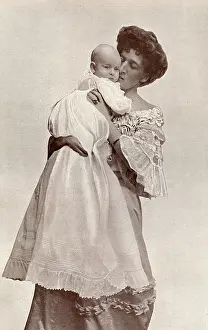 Socialites: Mrs Asquith and her baby (Anthony Asquith)