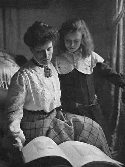 Asquith: Mrs Asquith with her daughter, Elizabeth