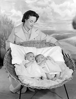 Betts: Mrs Betts with the twins