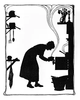 Crust: Mrs Bobbity cooking her dinner