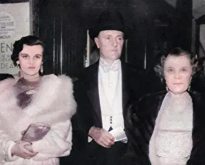 Suss: Mrs Charles Sweeny with her parents