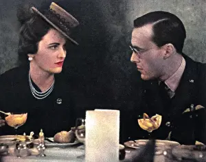 Biesterfeld: Mrs Charles Sweeny with Prince Bernhard of Netherlands