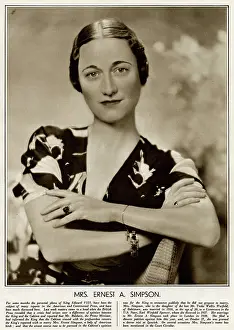 Abdicated: Mrs Ernest A. Simpson