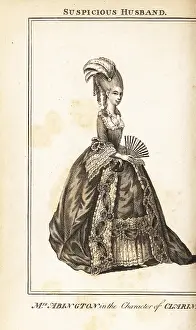 Llustration: Mrs. Frances Abington in the character of Clarinda