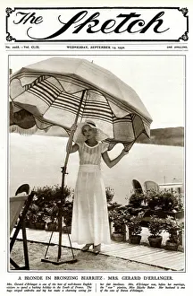 Derlanger: Mrs Gerard D'Erlanger at Biarritz