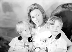 Glaisher: Mrs Glaisher with Peter and John
