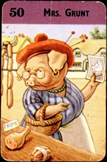 Pork: Mrs Grunt at the butcher's shop