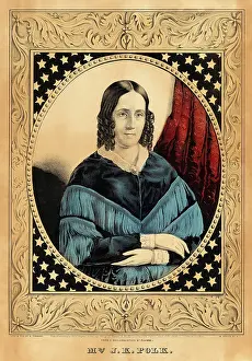 Daguerreotype: Mrs. J. K. Polk