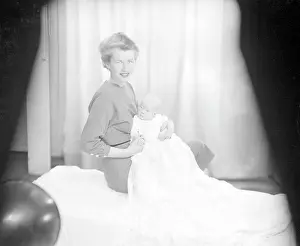 Melvin: Mrs James Melvin and her baby