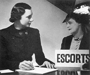 Harper: Mrs Lilian Farley interviewing volunteers