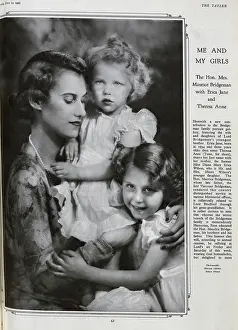 Bridgeman: Mrs Maurice Bridgeman with daughters