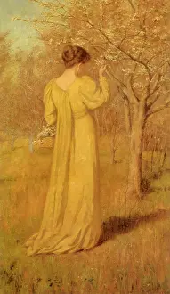 Mccubbin: Mrs McCubbin Picking Blossom