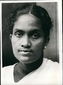 Bandaranaike: Mrs Mislin da Silva stands in election, Ceylon (Sri Lanka)